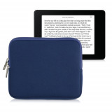 Husa universala pentru eBook Reader de 7 inch, Kwmobile, Albastru, Textil, 57397.17