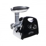 Masina de tocat carne, 1400W, 90Kg/h, neagra, cu 3 site, Micul Fermier