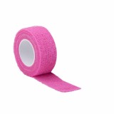 Banda Elastica Wrap Ingusta 2.5cm Roz Protectie Maner Tatuaj Antivibratii Aderenta Sporita Confort si Control