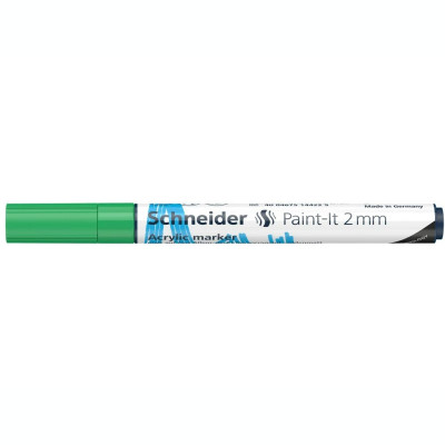 Marker cu vopsea acrilică Paint-It 310 2 mm Schneider Verde foto