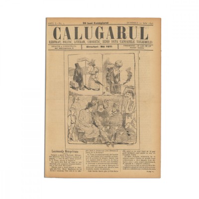 Publicația &amp;bdquo;Călugărul&amp;rdquo;, Anul I, Nr. 1 - 8, 1896, 8 numere foto