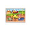 Puzzle Vehicule pentru constructii, 24 piese, Viga