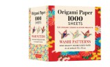 Origami Paper 1,000 Sheets Japanese Washi 4&quot;&quot; (10 CM): Tuttle Origami Paper: High-Quality Double-Sided Origami Sheets Printed with 12 Different Design