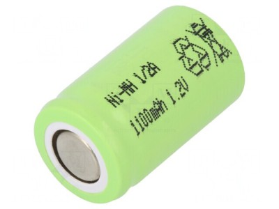 Baterie Ni-MH 1,2V 1100mAh 1/2A foto