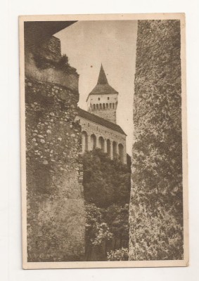 RF32 -Carte Postala- Hunedoara, Castelul Corvinilor, circulata 1956 foto