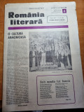 romania literara 9 februarie 1984-poezia lui geoge calinescu