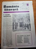romania literara 9 februarie 1984-poezia lui geoge calinescu