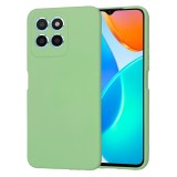 Husa premium din silicon pentru honor x6 / x8 5g / 70 lite - softflex, microfibra, mint green