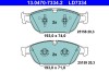 ATE 13.0470-7334.2 ATE Ceramic set placute frana,frana disc