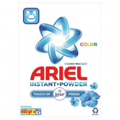 Detergent Manual Pudra Ariel Touch of Lenor Fresh Color, 4 Spalari, 450 g