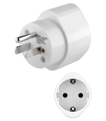 Adaptor Schuko Type F CEE 7/3 3250W 15A mama la tata SUA JAPONIA foto
