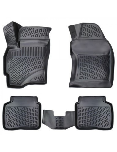 Set covorase auto din cauciuc tip tavita pentru Ford Mondeo III 2000-2007