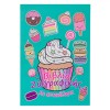 Carte de Colorat, Model Cupcakes, 32 Pagini cu Autocolante, Dimensiuni 13x19cm, Multicolor, Oem