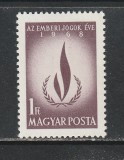 Ungaria 1969 - Anul International al Drepturilor Omului 1v MNH