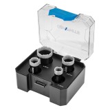 Freze diamantate (18, 22, 27, 35 mm), set de 4 piese GRAPHITE 55H318 HardWork ToolsRange