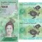 2 x 2017 ( 13 XII ) , 5,000 bol&iacute;vares ( P-97c ) - Venezuela - stare UNC