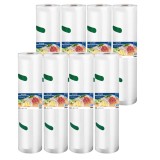 Cumpara ieftin Set 8 Role Pungi Vidat Gofrate Sofia CONCEPT&reg;, 28 x 300 cm, Durabile, Rezistente la Perforare