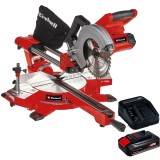 Einhell TE-SM 36/210 Li PXC + Starter Kit - Fierastrau circular stationar 210x30 mm + Set 1 acumulator si incarcator Li-Ion 18 V 2.5 Ah