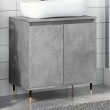 vidaXL Dulap de baie, gri beton, 58x33x60 cm, lemn prelucrat