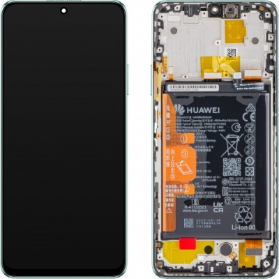 Display cu Touchscreen Huawei nova Y90, cu Rama si Acumulator, Verde (Emerald Green), Service Pack 02355ARG foto