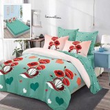 LENJERIE FINET 6 PIESE CU HUSĂ &ndash; 160&times;200 ȘI 180&times;200 (HF6P45) - 160x200