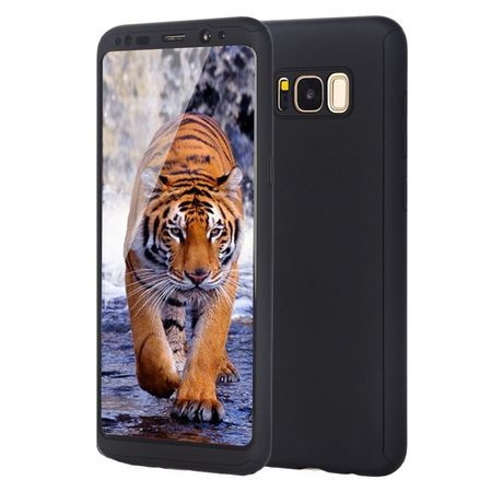 Husa Full Cover (fata + spate) pentru Samsung Galaxy S8 Plus, Black