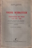 George Sofronie - Principiul nationalitatilor in tratatele de pace din