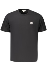 Calvin Klein Jeans Tricou barbati, cu logo, din bumbac, Regular fit, Negru, M foto