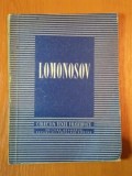 LOMONOSOV cu un studiu introductiv de prof C.I. GULIAN , 1955