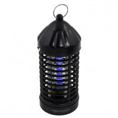 Lampa UV aniti-insecte 2W, tensiune grilaj 600 V, negru, Esperanza foto