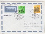 Bnk fil Aerofilatelie - Germania RDG - plic stampila ocazionala Leipziger Messe 1978 - circulat spre Romania