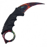 Cutitul Karambit pentru antrenament fara tais, fara varf, k2