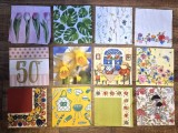 (28) Lot 12 șervețele vintage de colecție - modele deosebite