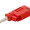 Mufă Banană 4mm Roșie 36A 70VDC 2,5mm2
