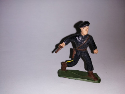 bnk jc Figurina de plastic - Starlux - ofiter francez cu pistol foto