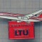 AX 904 INSIGNA -AVIATIE -LIEBER DIREKT -LTU -GERMANIA -PENTRU COLECTIONARI