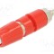 Conector banană 2mm soclu roșu 6A 30V AC 60V DC Hirschmann T&amp;M MPK 1