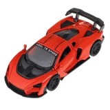 Mașină de jucărie roșie miniatura scară 1:43 cu uși, CMCLASS