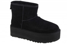 Cizme de iarna UGG Classic Mini Platform 1134991-BLK negru foto