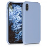 Husa pentru Apple iPhone X / iPhone XS, Silicon, Albastru, 46313.58, Carcasa, Kwmobile
