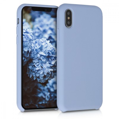 Husa pentru Apple iPhone X / iPhone XS, Silicon, Albastru, 46313.58 foto
