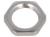 Piuliță cu &icirc;mpăm&acirc;ntare M12 alamă nichel 2,8mm 15mm