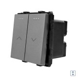 Cumpara ieftin Intrerupator mecanic pentru jaluzele Luxion, gri, design compact