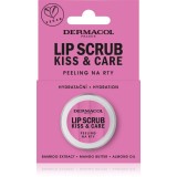 Dermacol Kiss &amp; Care Exfoliant pentru buze din bambus parfum Red Fruit 12 ml