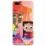 Husa silicon pentru Huawei Y5 2018, Children Kids Robots Illustration Colorful K