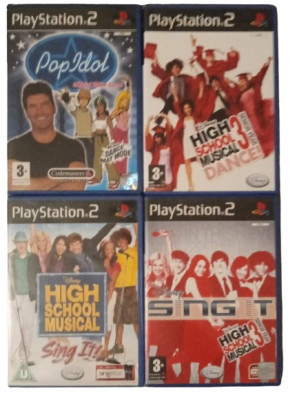 Joc PS2 Pop Idol + High School Musical + Dance 3 + Sing It foto