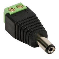 Conector de alimentare tata, 12V, cu surub SDC-CAT