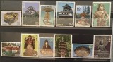 PC25 - Japonia 1987-89 Arta/ National treasure, serii MNH, 12v