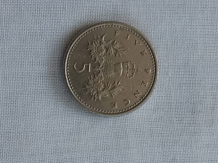 5 pence 1990