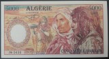 Bancnota Algeria 5,000 Franci 2023 - PNL UNC ( vezi descriere )